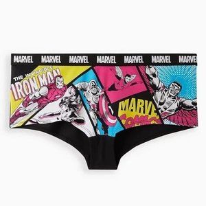 Torrid Marvel Boyshorts NWT Women's 3X Iron Man, Captain America, Wasp Falcon